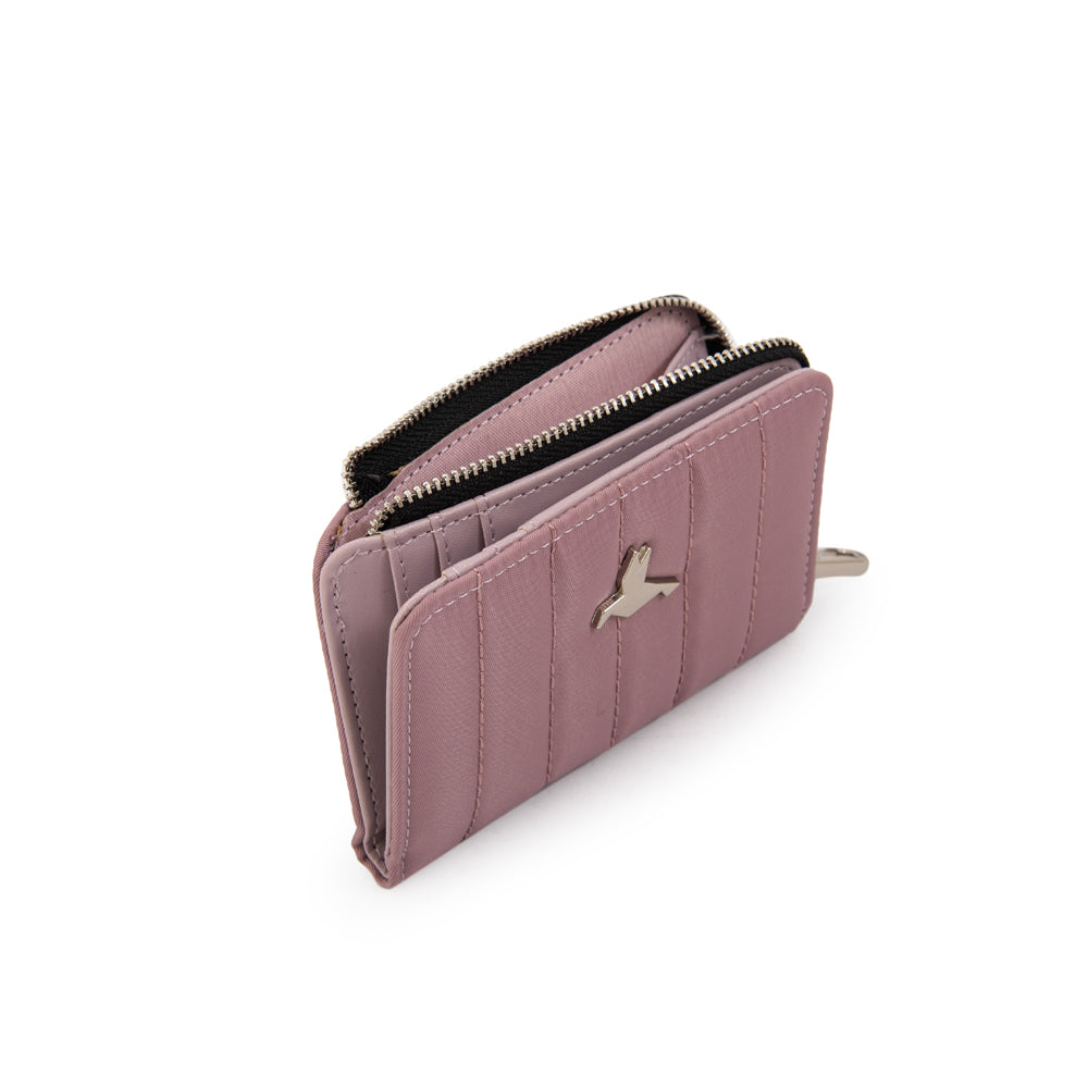 Billetera pequeña lizel rosa viejo