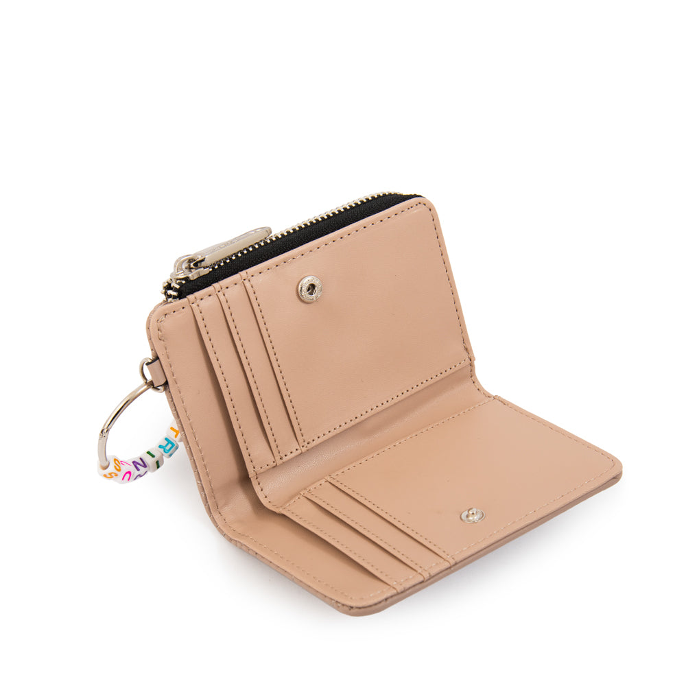 Billetera galadri mediana beige