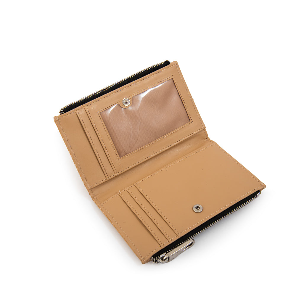 Billetera catalina mediana beige