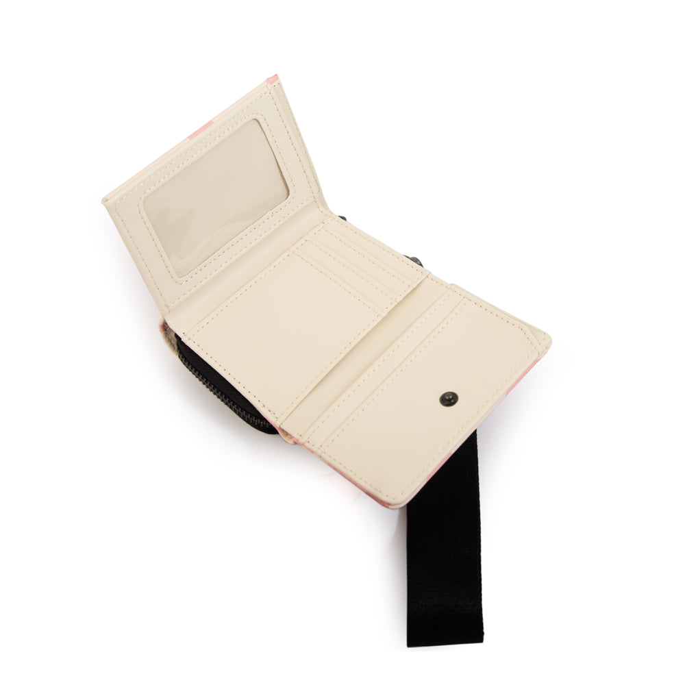 Billetera zigor pequeña blanco crudo