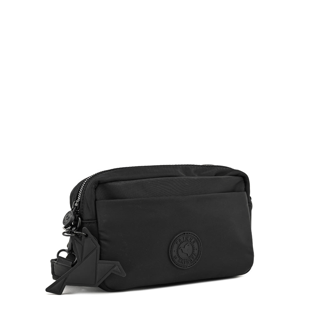 Cartera bandolera brooklyn mediana negro