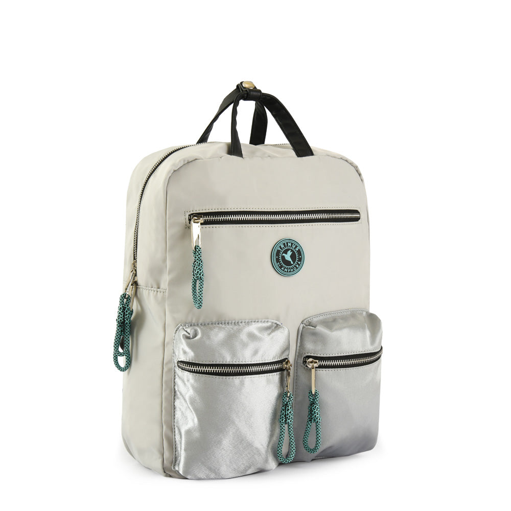 Mochila porta notebook grande rou gris claro