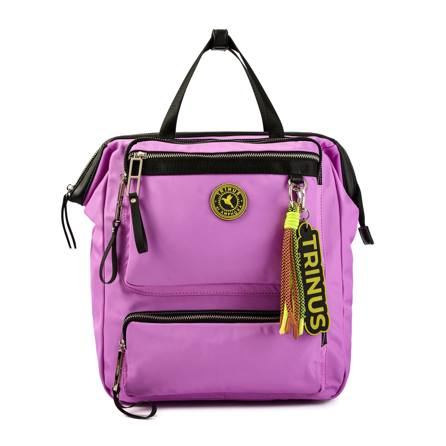Mochila assane porta notebook grande lila