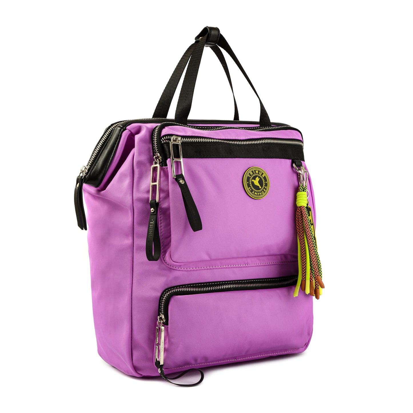 Mochila assane porta notebook grande lila