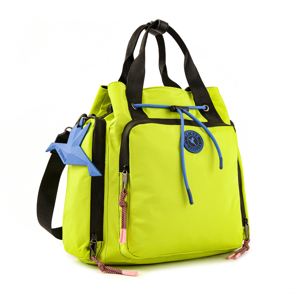 Mochila raissa grande verde limon