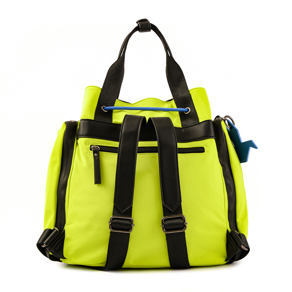 Mochila raissa grande verde limon