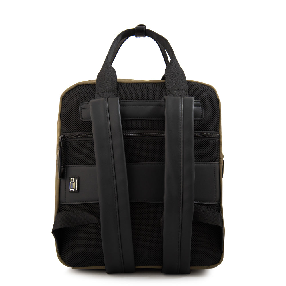 Mochila porta notebook mediana lorenza verde oliva