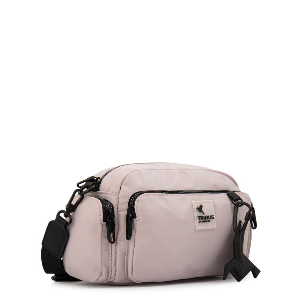 Cartera Bandolera mediana lorenza blanco crudo