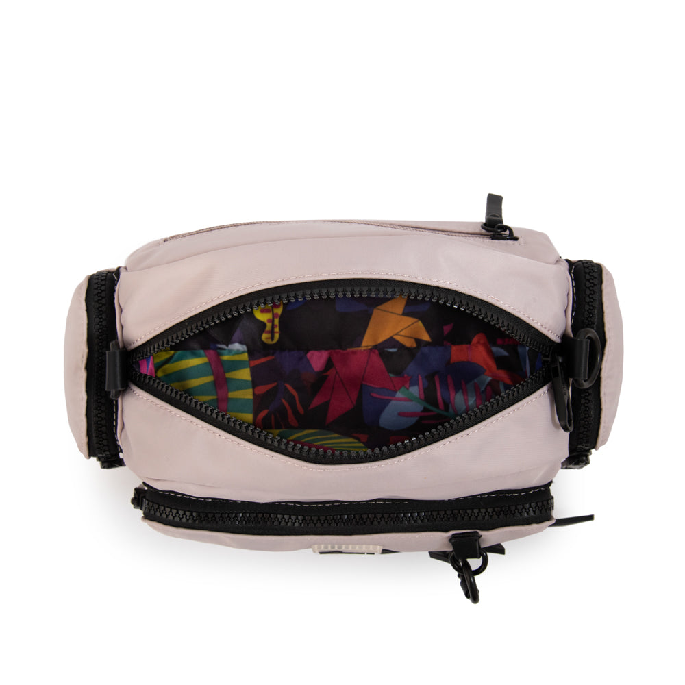Cartera Bandolera mediana lorenza blanco crudo