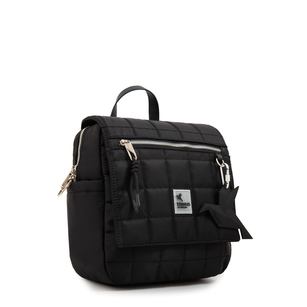 Mochila mediana belina negro