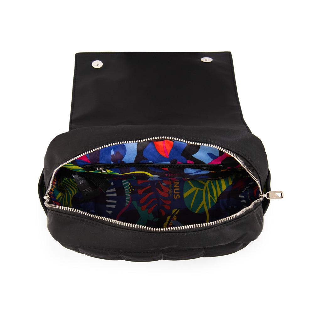 Mochila mediana belina negro