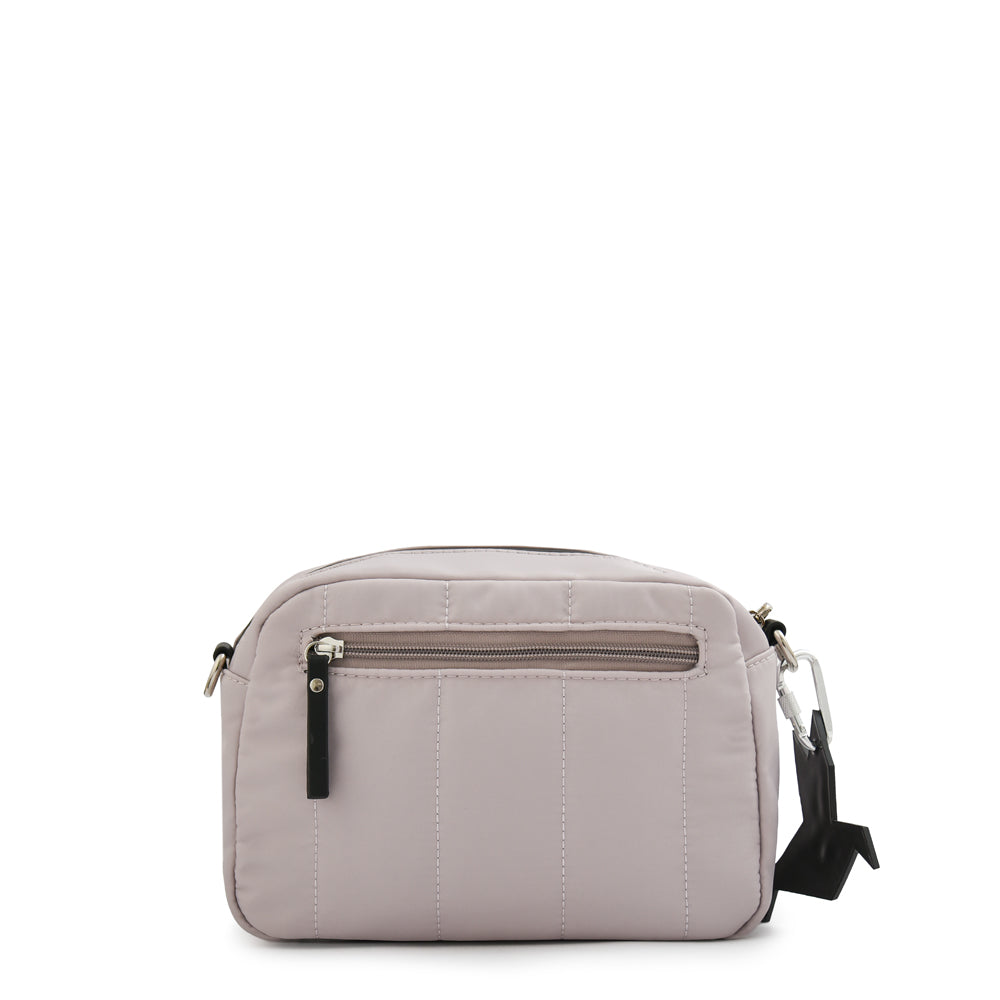 Cartera Bandolera pequeña lizel blanco crudo