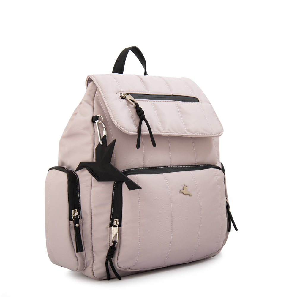 Mochila porta notebook grande lizel blanco crudo