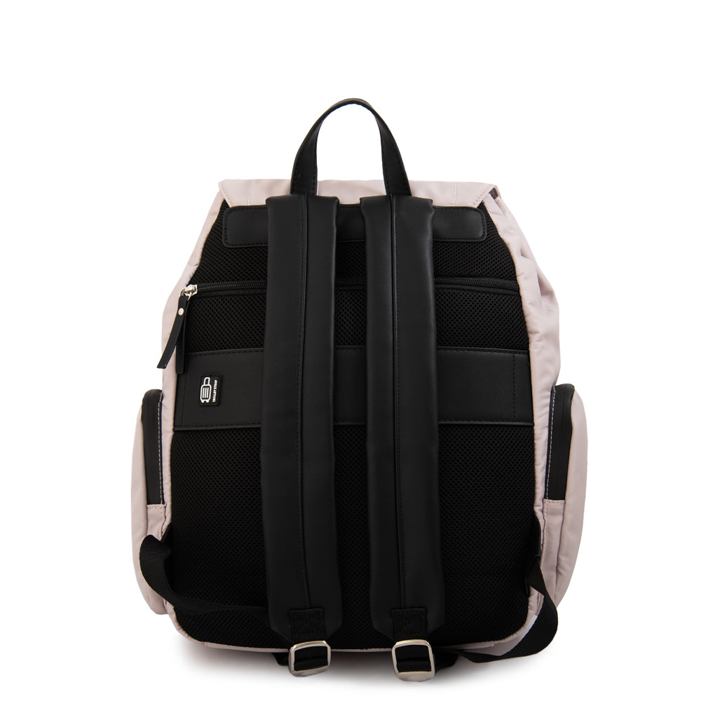Mochila porta notebook grande lizel blanco crudo