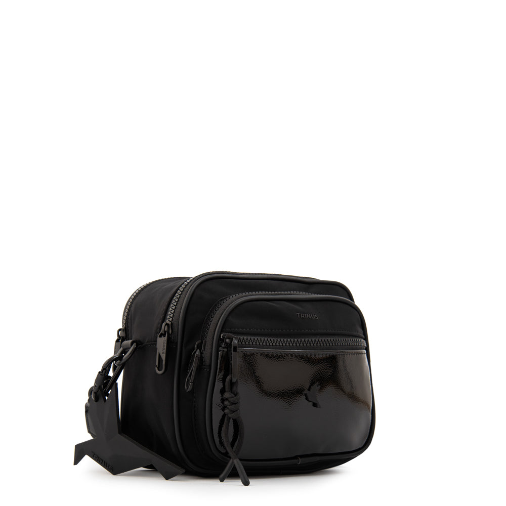 Cartera Bandolera mediana carina negro