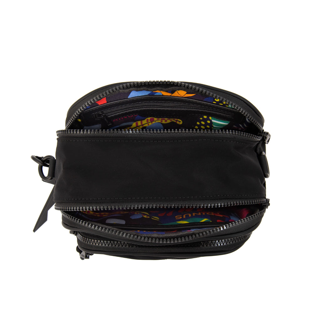 Cartera Bandolera mediana carina negro