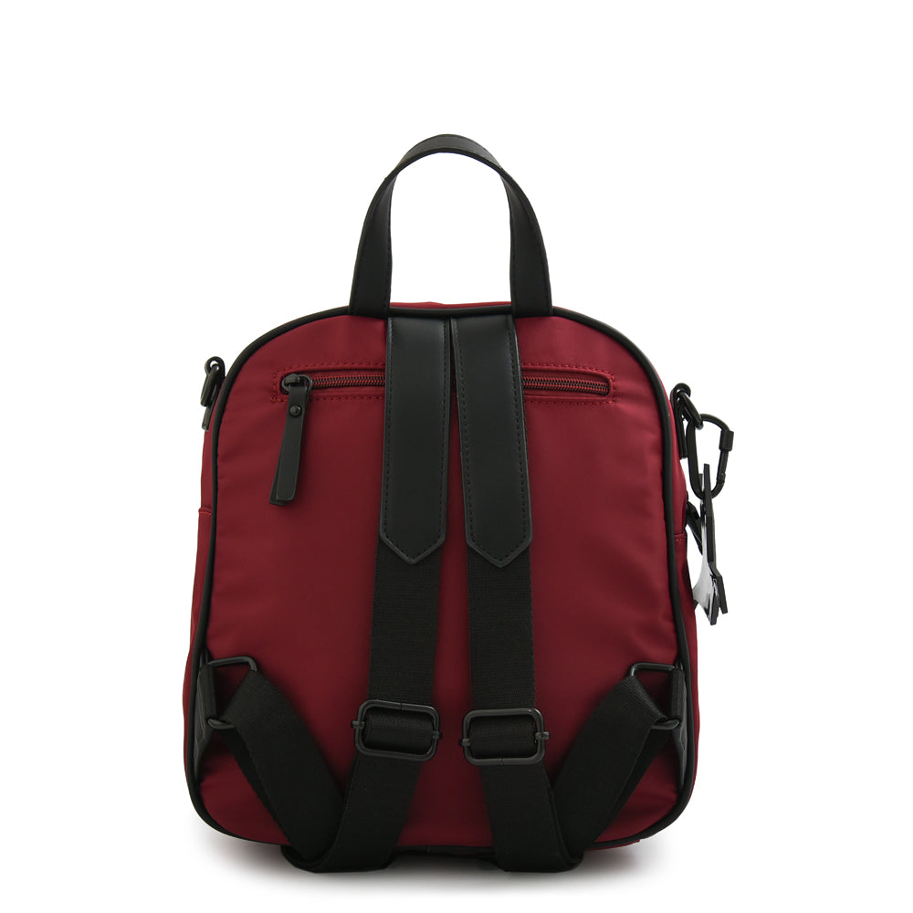 Mochila mediana carina burdeo