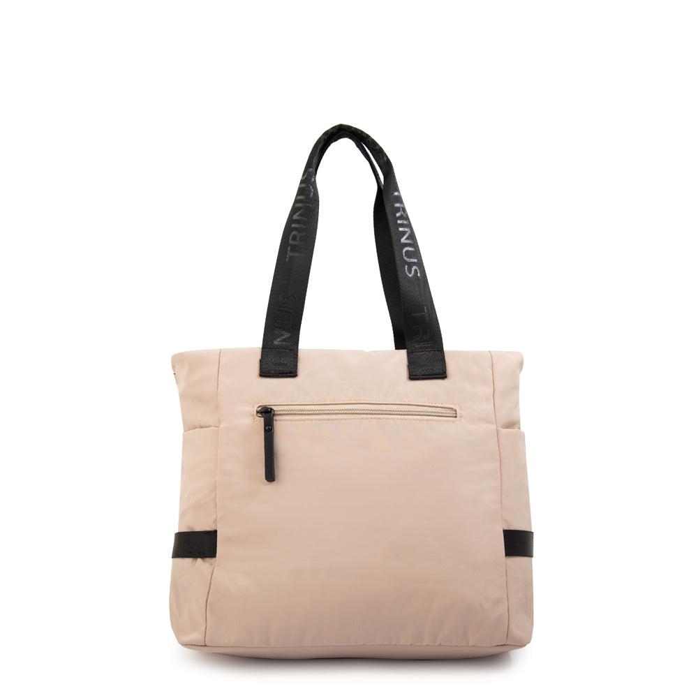 Cartera Dos Asas regina grande beige