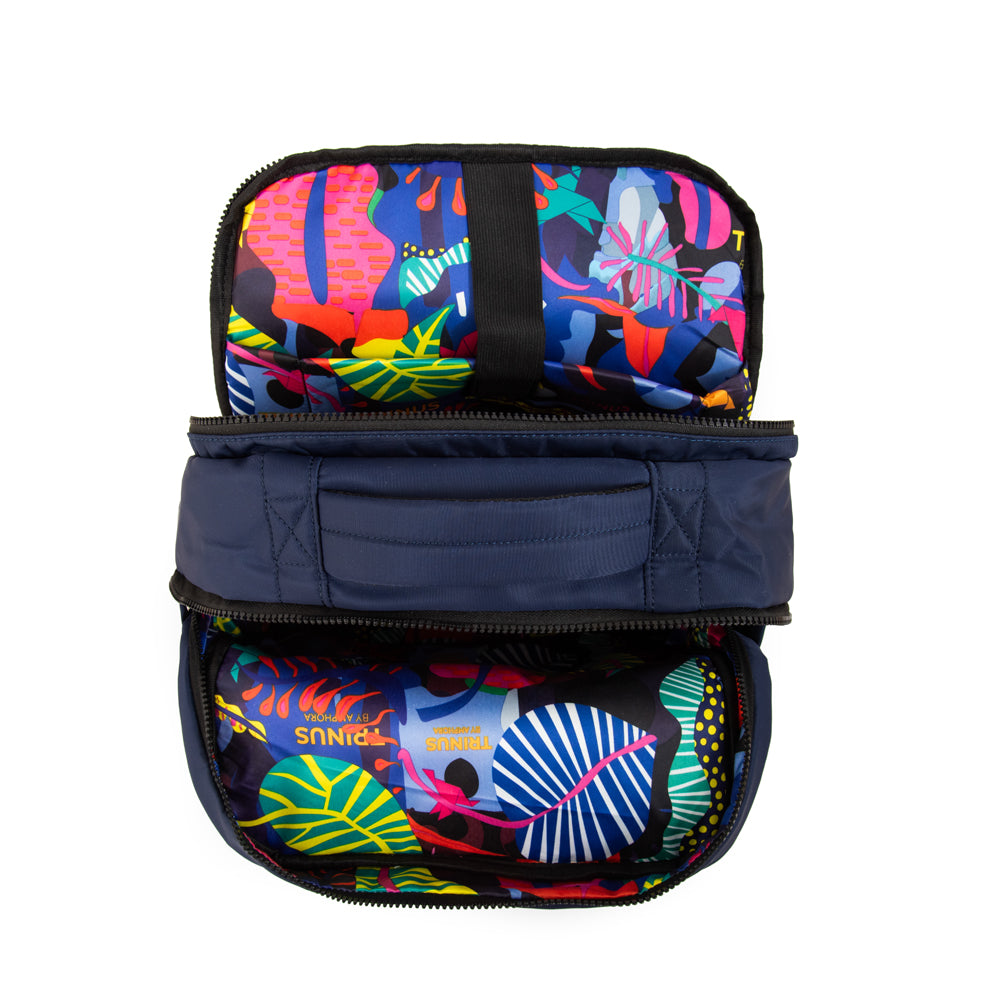 Mochila travel grande dania azul oscuro