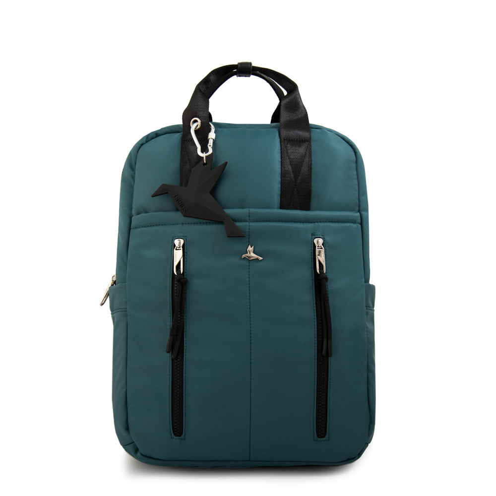 Mochila porta notebook grande juliana petroleo oscuro