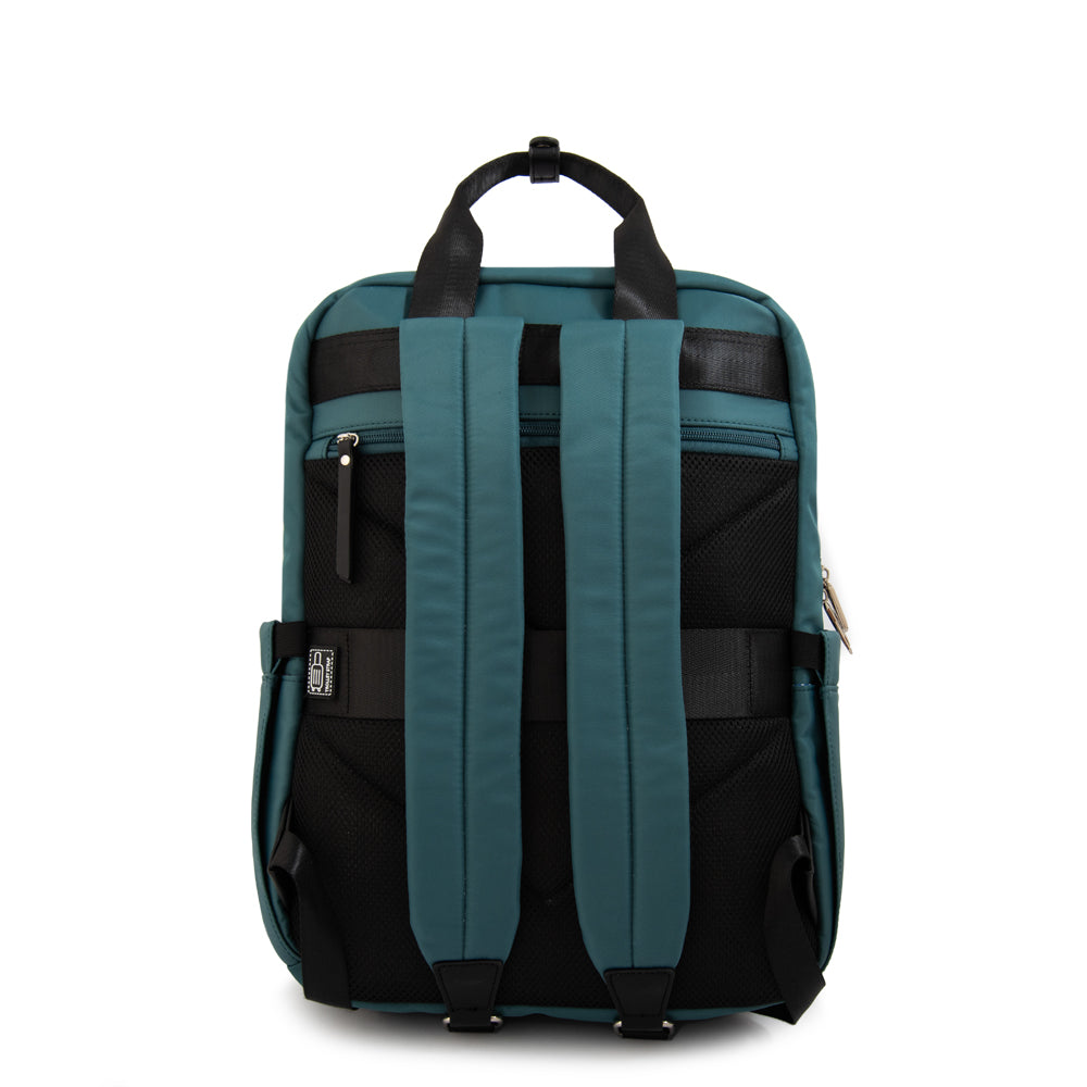 Mochila porta notebook grande juliana petroleo oscuro