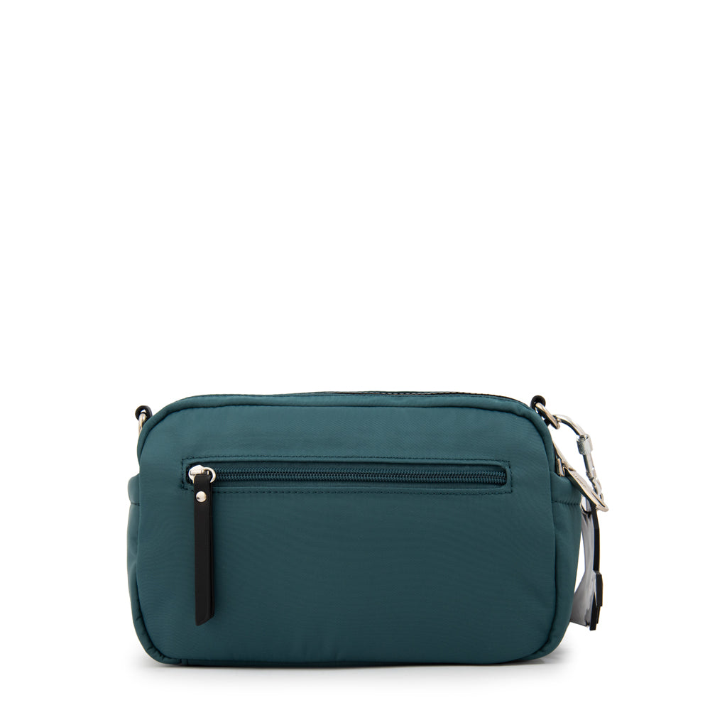 Cartera Bandolera mediana juliana petroleo oscuro