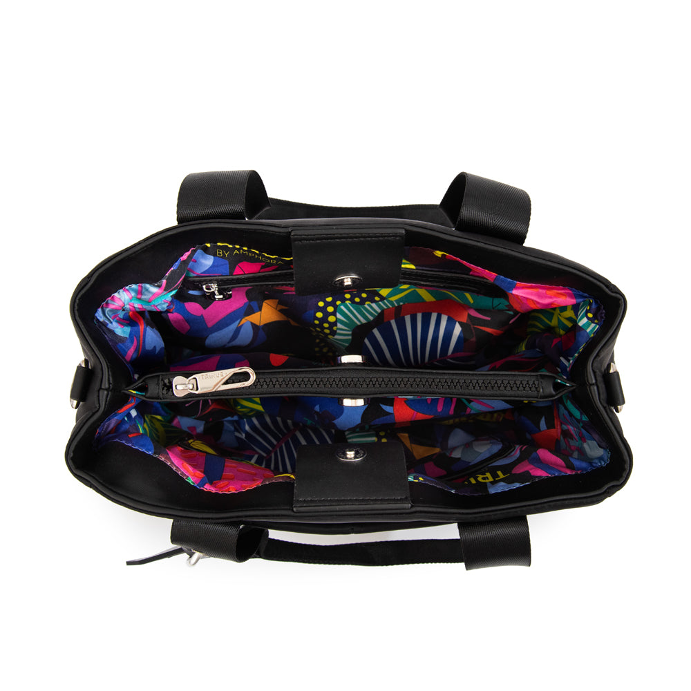 Cartera tote dos asas juliana grande negro