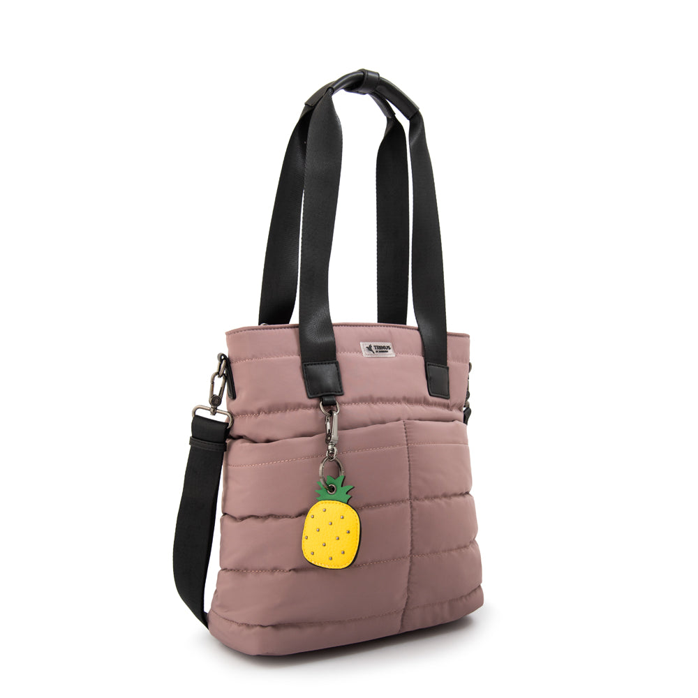 Cartera Dos Asas shopping tiana mediana rosa viejo