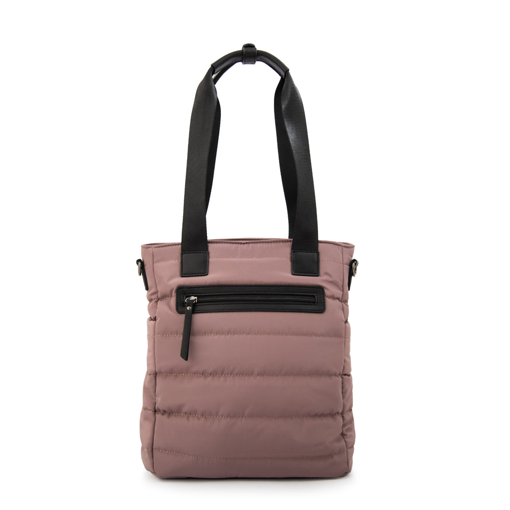 Cartera Dos Asas shopping tiana mediana rosa viejo