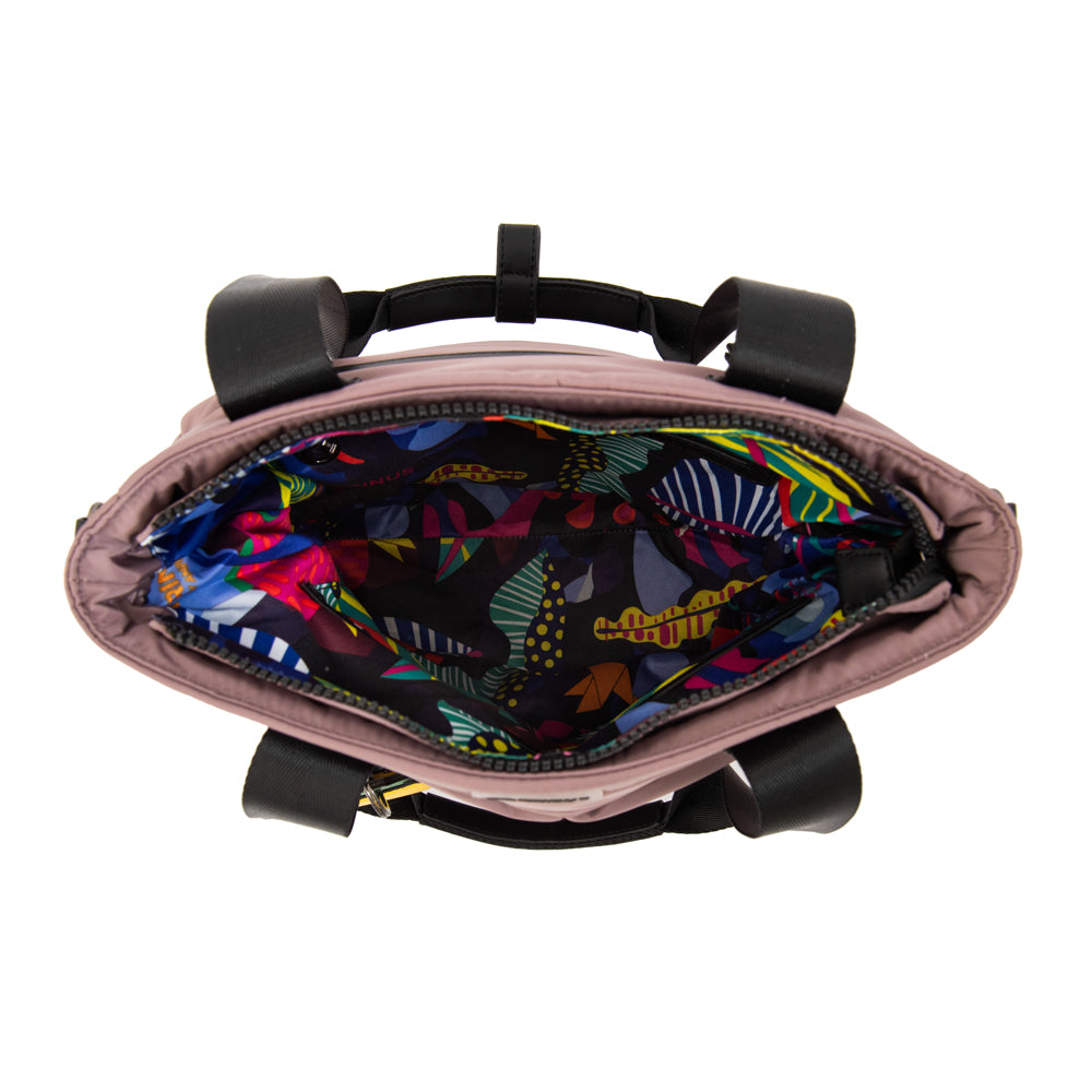 Cartera Dos Asas shopping tiana mediana rosa viejo