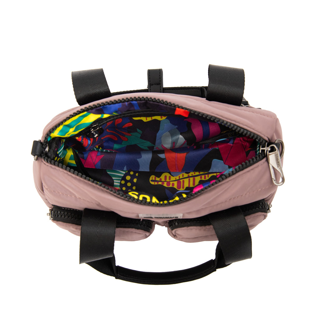 Cartera Dos Asas tiana pequeña rosa viejo