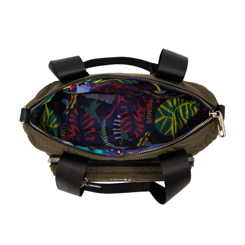 Cartera tote ivanca grande verde oliva