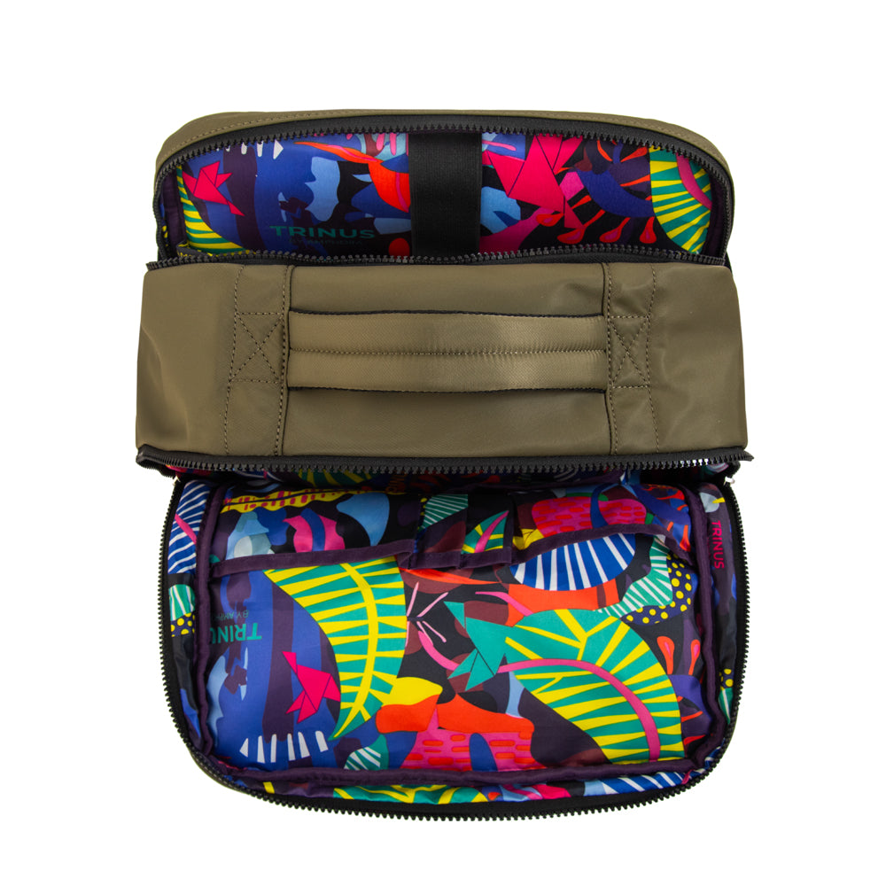 Mochila travel college verde oliva