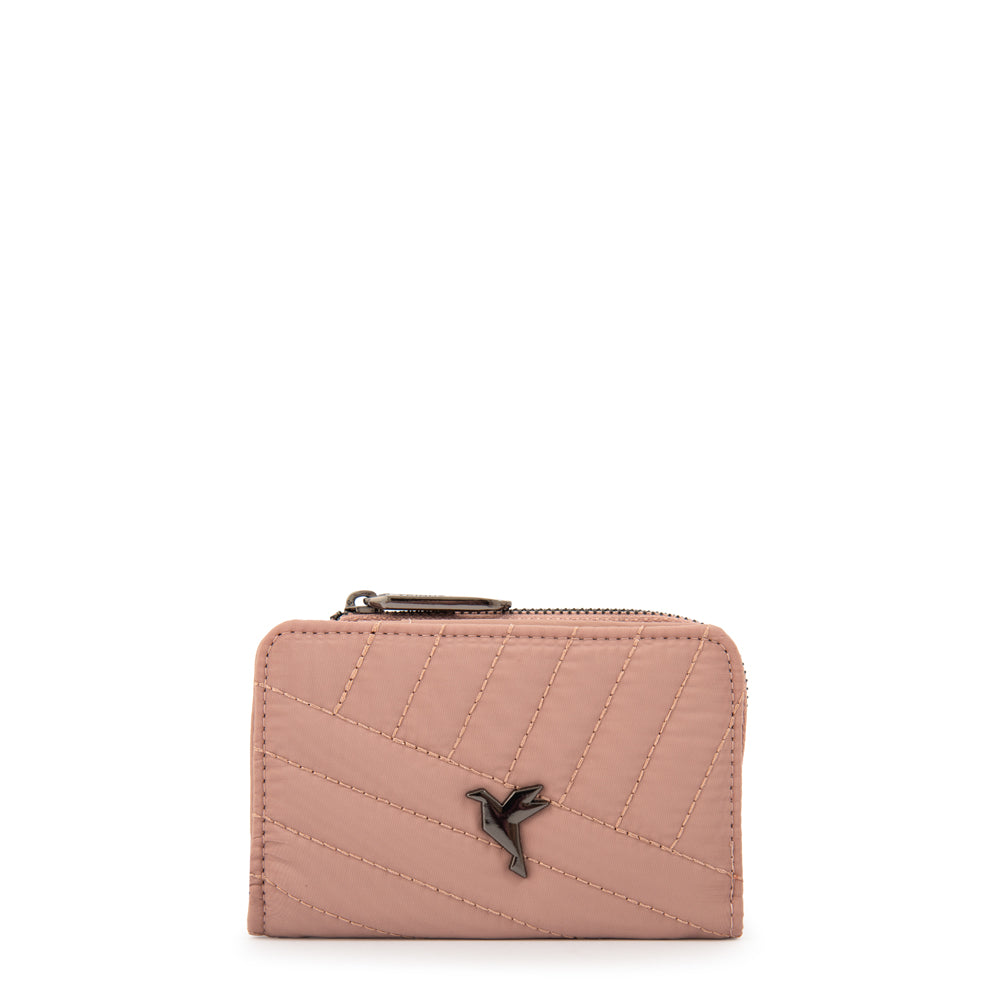 Billetera sarina pequeña rosa viejo