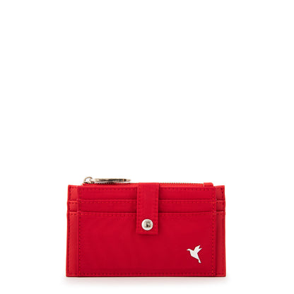 Tarjetero bellavi pequeña rojo