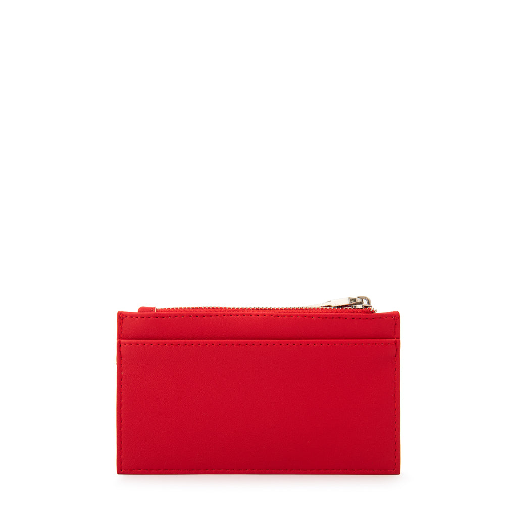 Tarjetero bellavi pequeña rojo