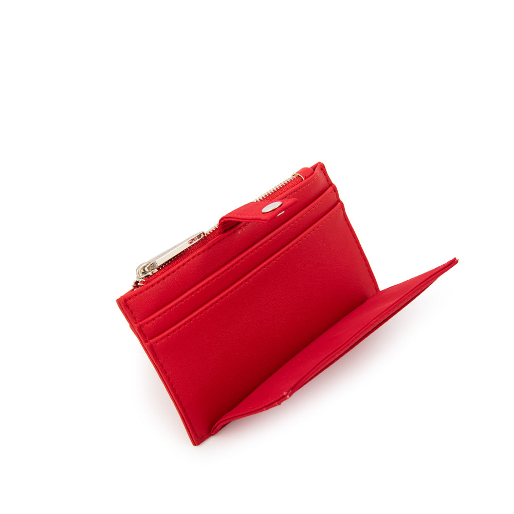 Tarjetero bellavi pequeña rojo