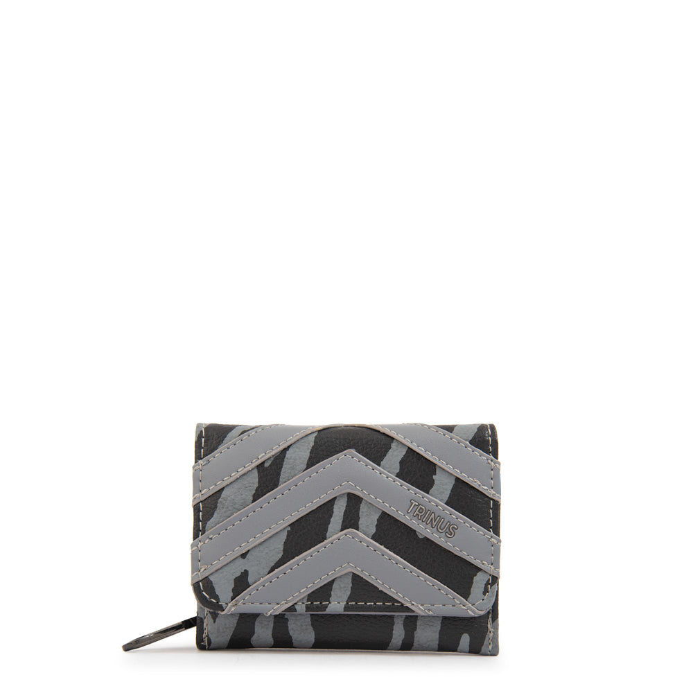 Billetera thian mediana gris