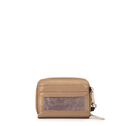 Billetera kael pequeña plateado oscuro