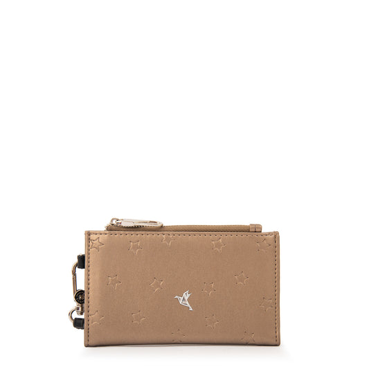 Billetera kael mediana plateado oscuro