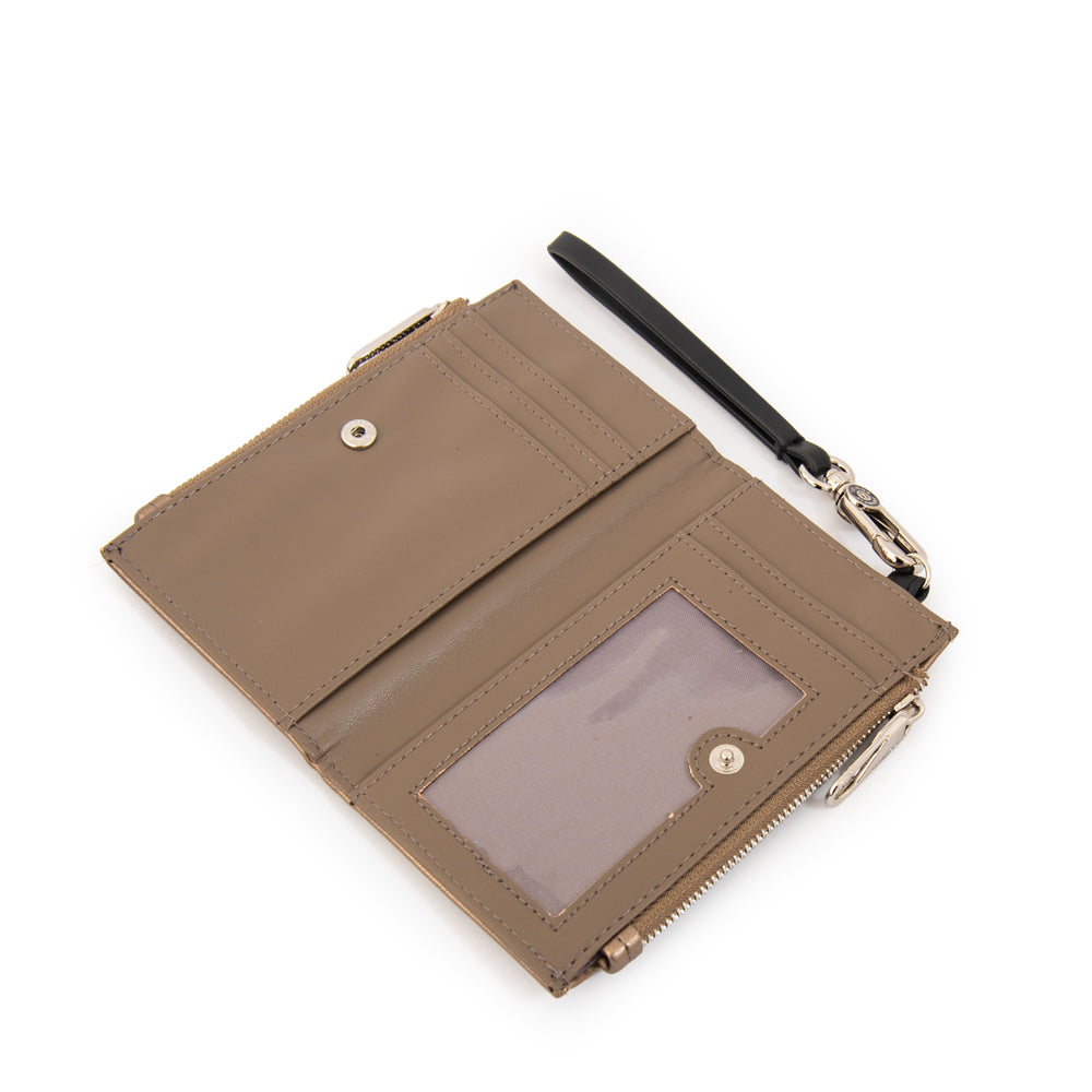 Billetera kael mediana plateado oscuro