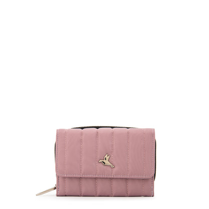 Billetera mediana lizel rosa viejo
