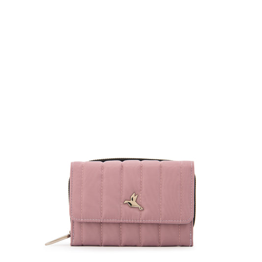 Billetera mediana lizel rosa viejo