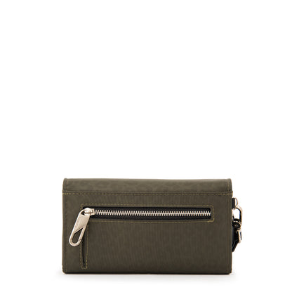 Billetera mediana school verde oliva