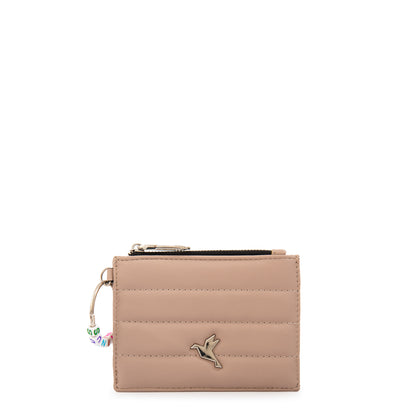 Tarjetero monedero galadri pequeña beige