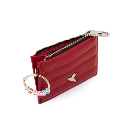 Tarjetero monedero galadri pequeña rojo