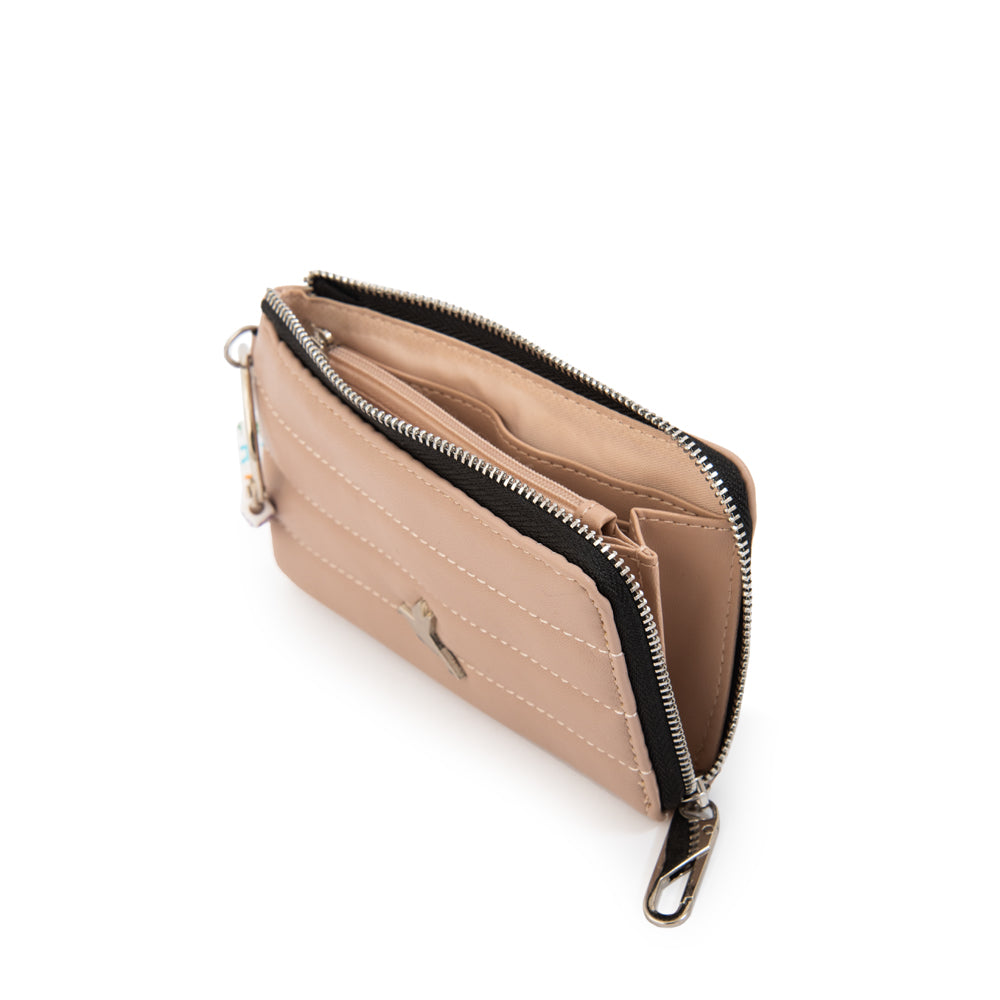 Billetera galadri pequeña beige