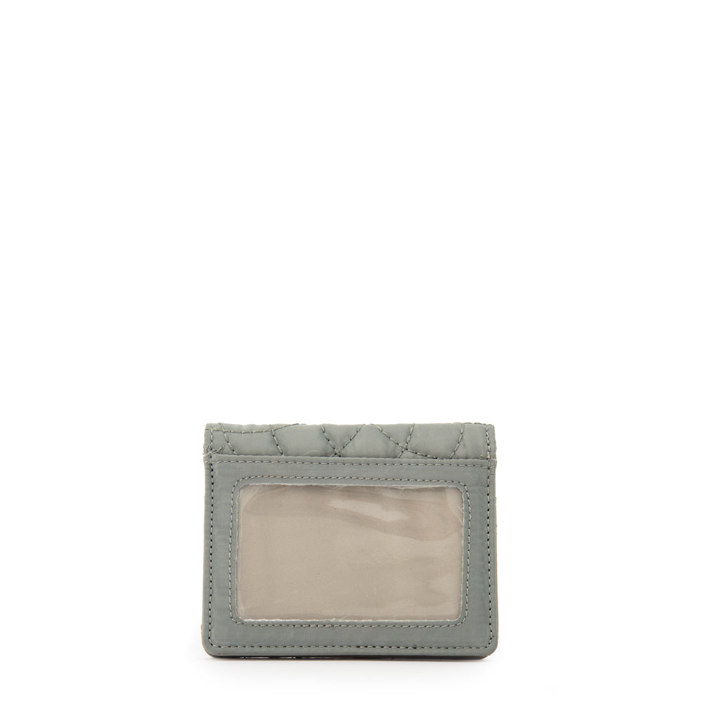 Tarjetero carlota pequeña verde oliva