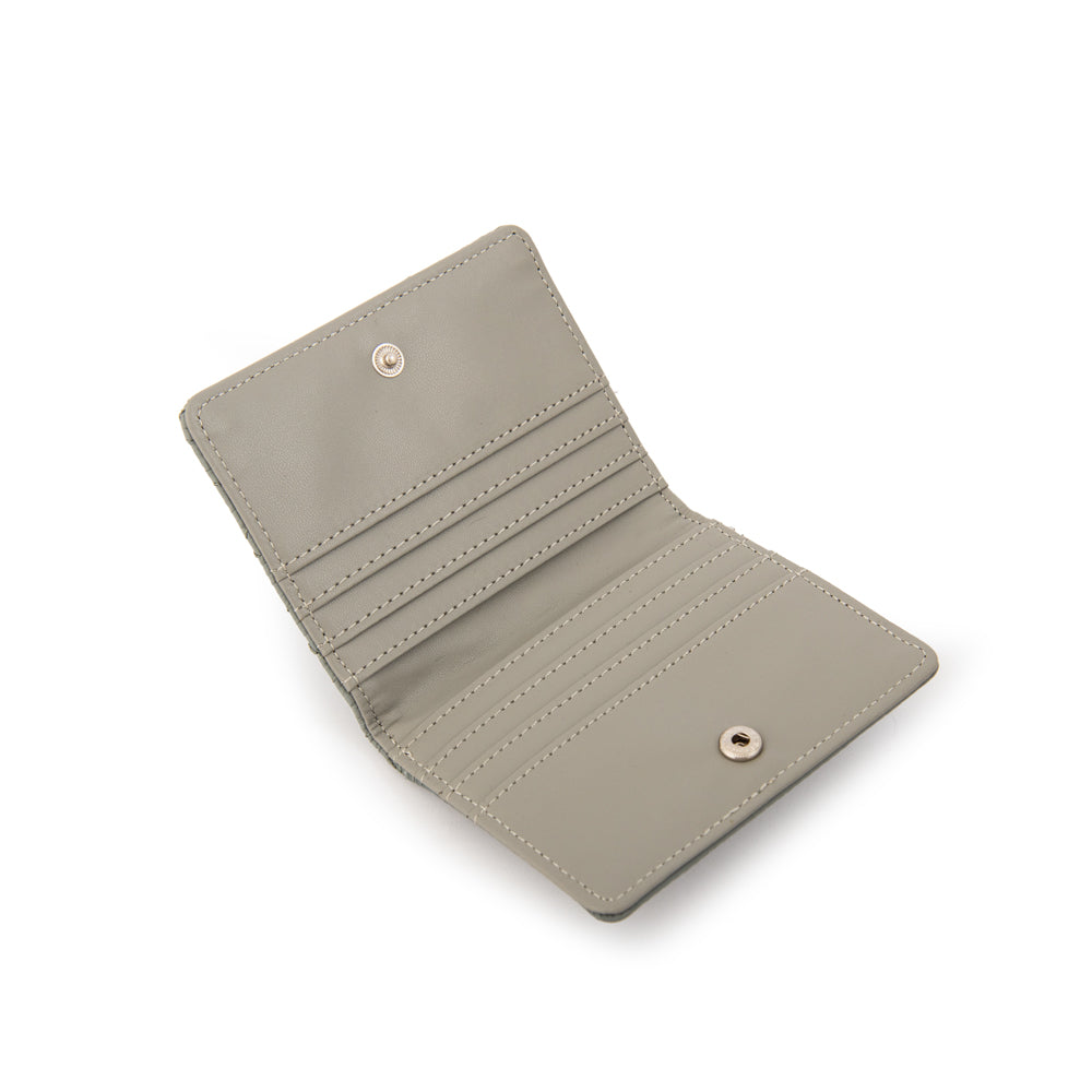 Tarjetero carlota pequeña verde oliva