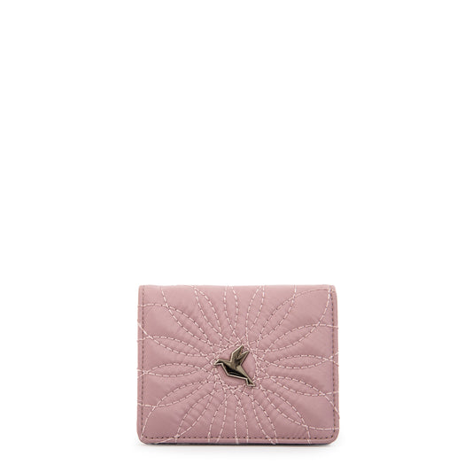 Tarjetero carlota pequeña rosa viejo